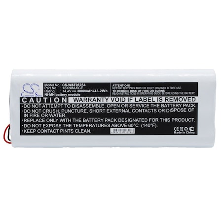 Bsc Preferred Wavetek 4010-00-0067 Survey Multimeter and Equipment Replacement Battery CS-WAT067SL